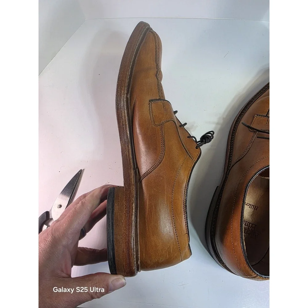 Allen Edmonds Hillcrest Men's Dress‎ Shoes Size 11 D Leather Walnut Brown